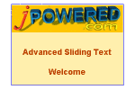 Advanced Sliding Text Applet