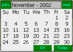 Graphical Date Selector
